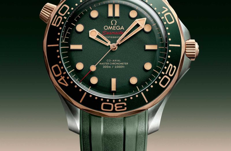 UK Perfect Replica Omega Seamaster Diver 300M Watch In Titanium And Bronze Gold